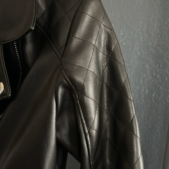 Faux Leather Bomber  jacket by Art Class - Picture 2 of 3